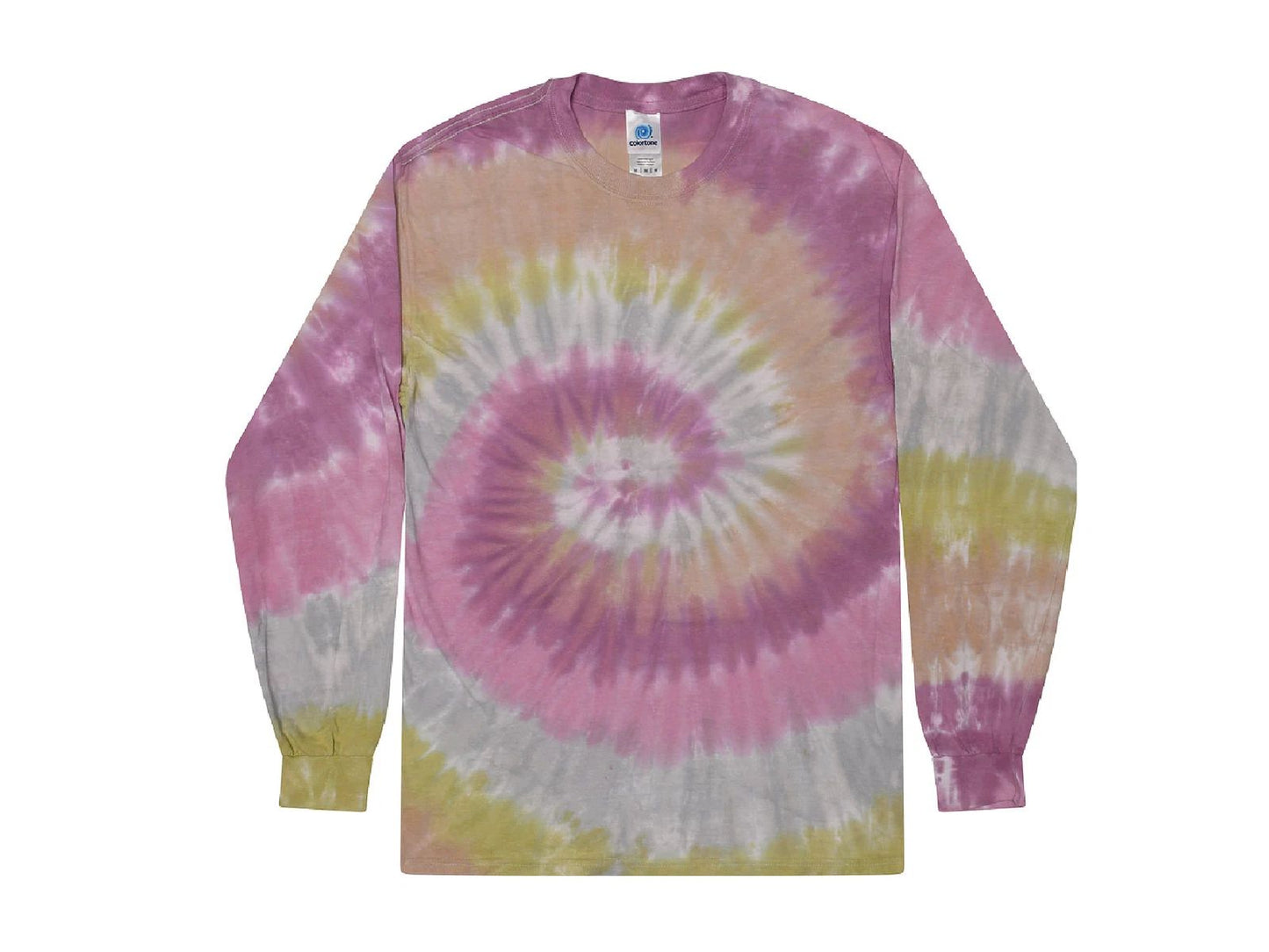 Desert Rose Long Sleeve Tie Dye T-Shirt Adult & Kids Size 100% Pre-Shrunk Cotton