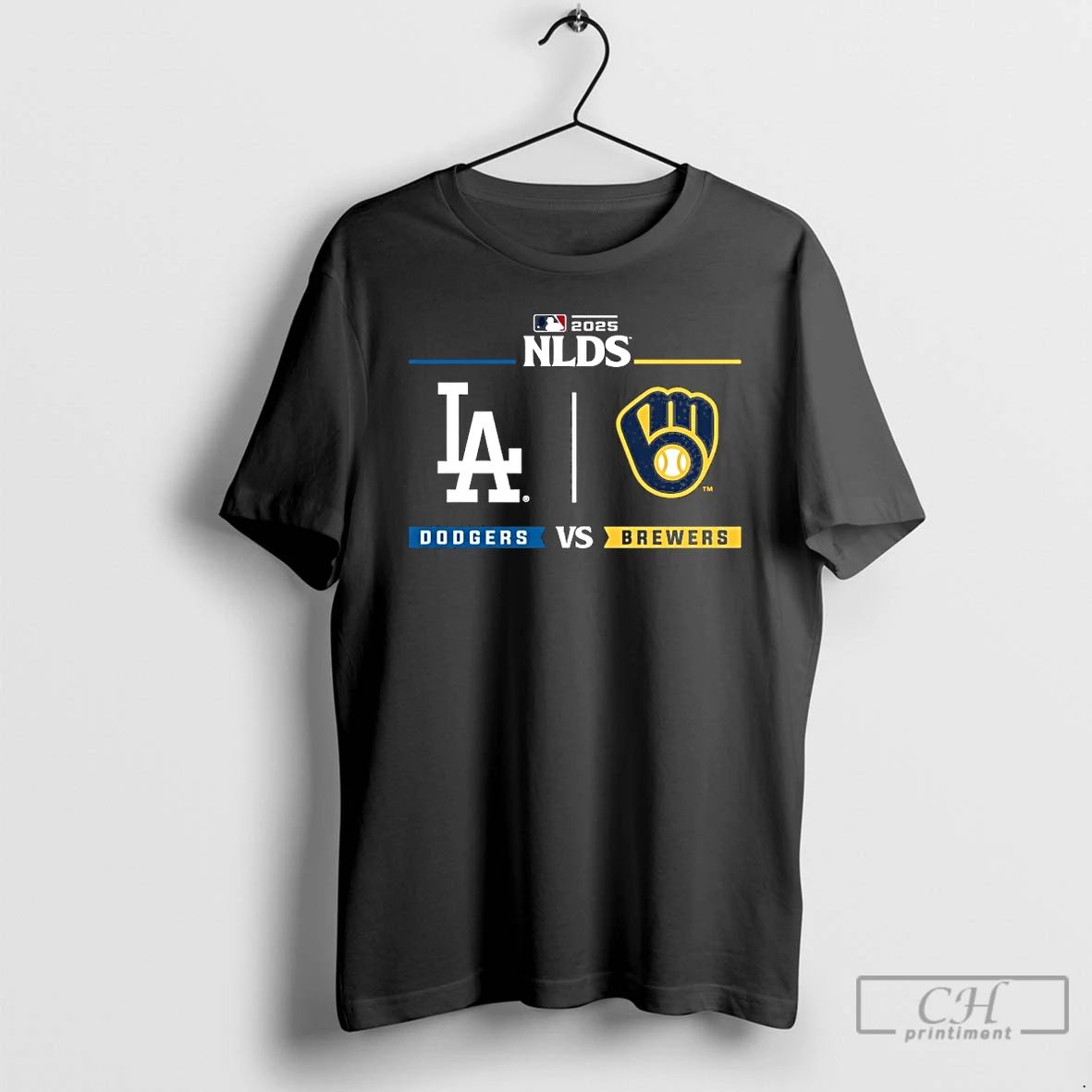 Premium Nlcs La Dodgers Vs Brewers 2025 Postseason T Shirts