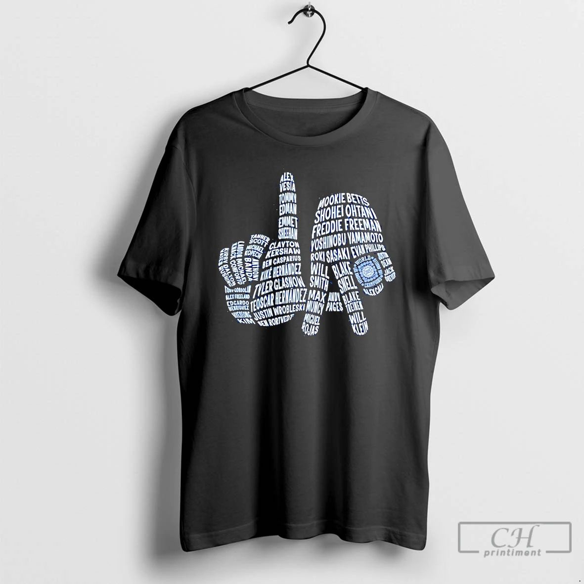 Premium La Dodgers Sign World Champions T Shirts