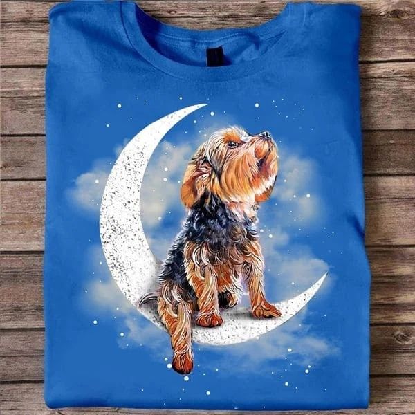 Yorkshire Terrier, Dog Lover, Dog Moon Shirt