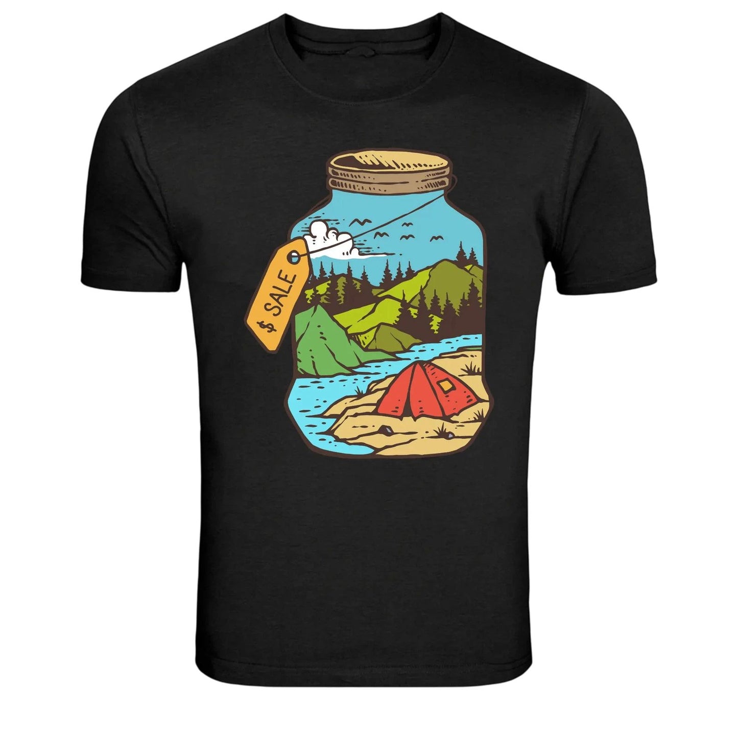 Adventure Jar Camping Nature Landscape Travel T-Shirt