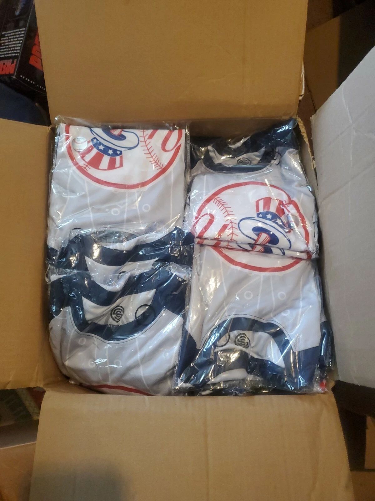 Sports Crate Limited Edition Long Sleeve Yankees Shirt Size L loot crate NEW