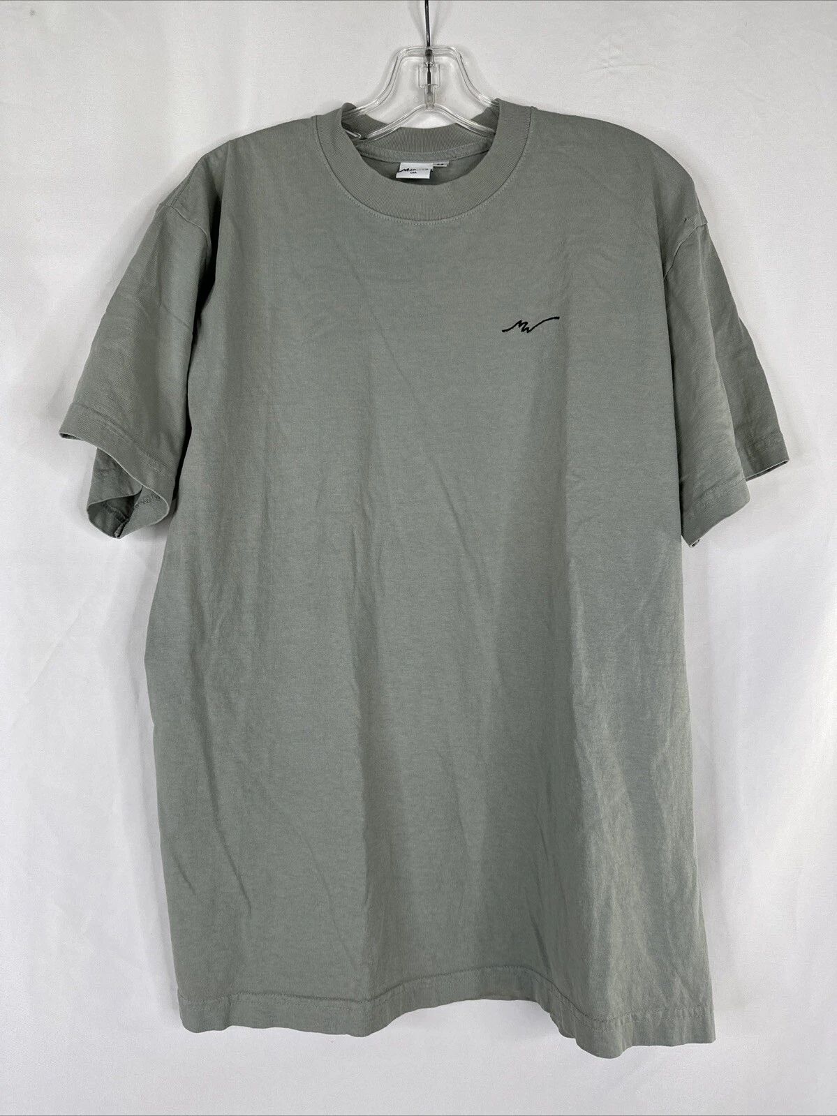 Mas Wavos Classic Tee Mens Size M Green Short Sleeve Surf Beach