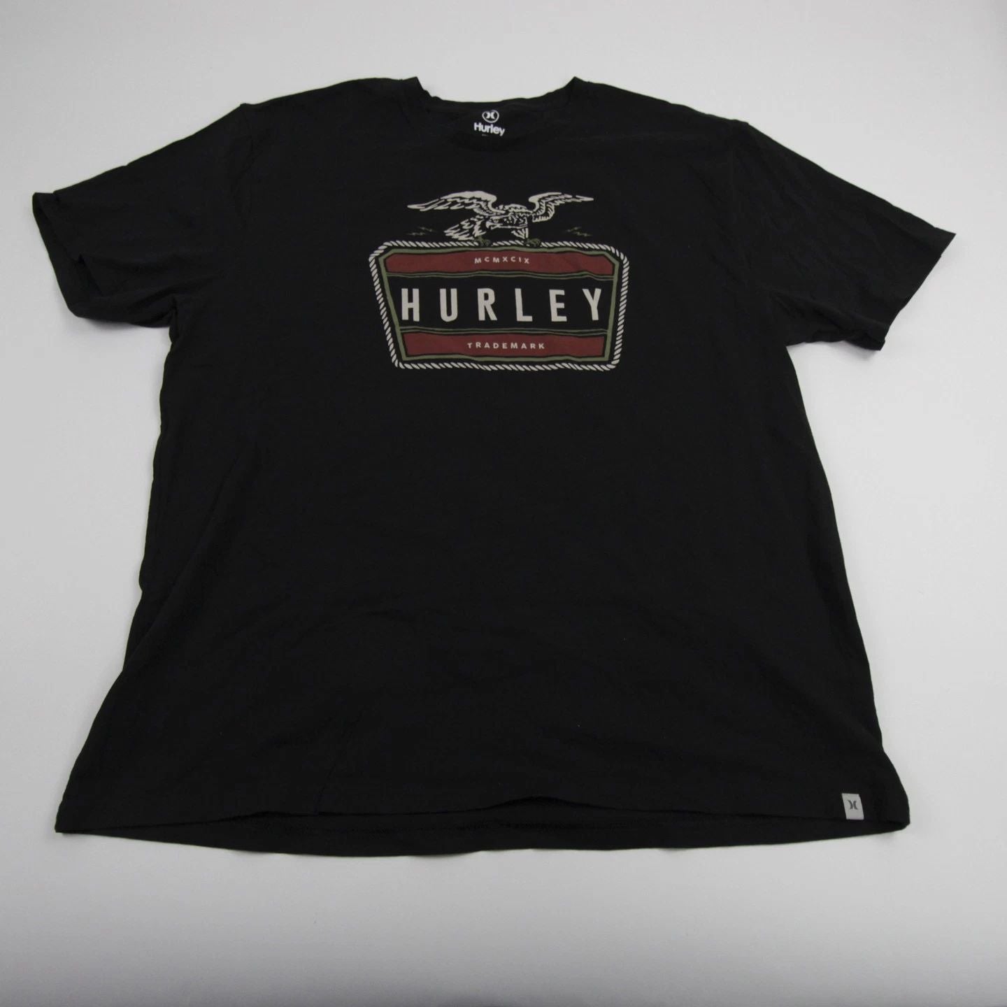 Hurley Short Sleeve Shirt Men's Black Used XL