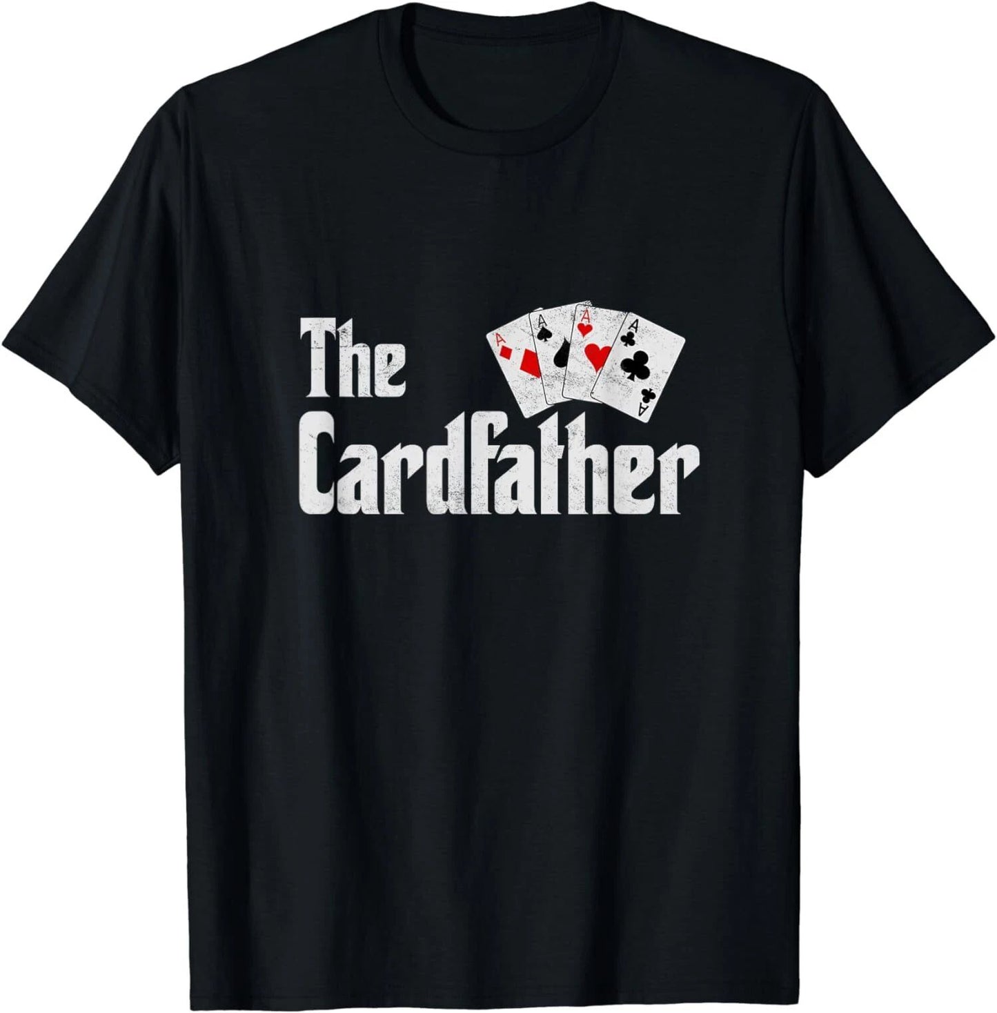 NEW LIMITED The Card Father Poker Game Cards Playing Dad T-Shirt