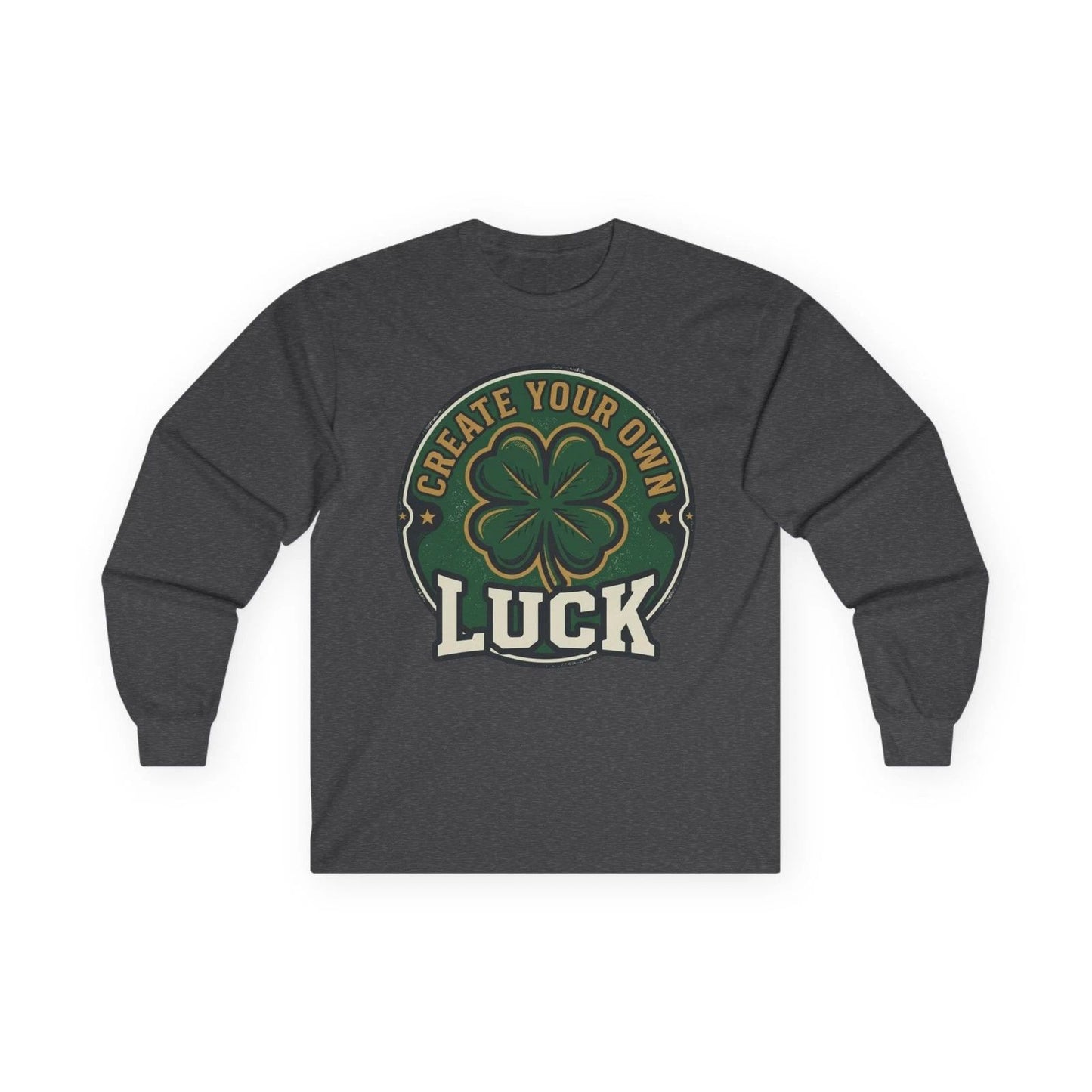 Create Your Own Luck Long Sleeve Tee | Shamrock St. Patrick's Day