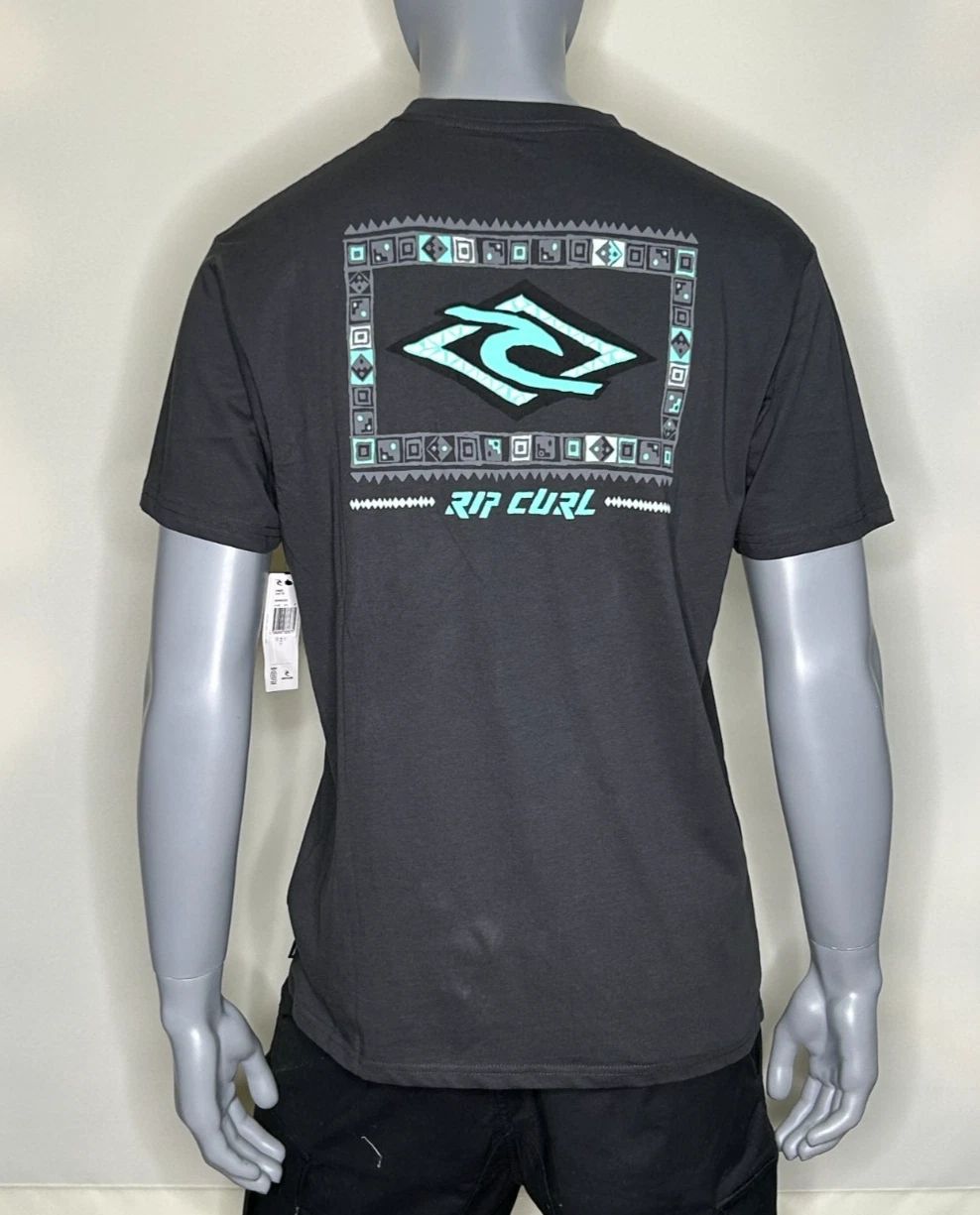 Rip Curl - Mens - T Shirt - Legacy Tee - Washed Black