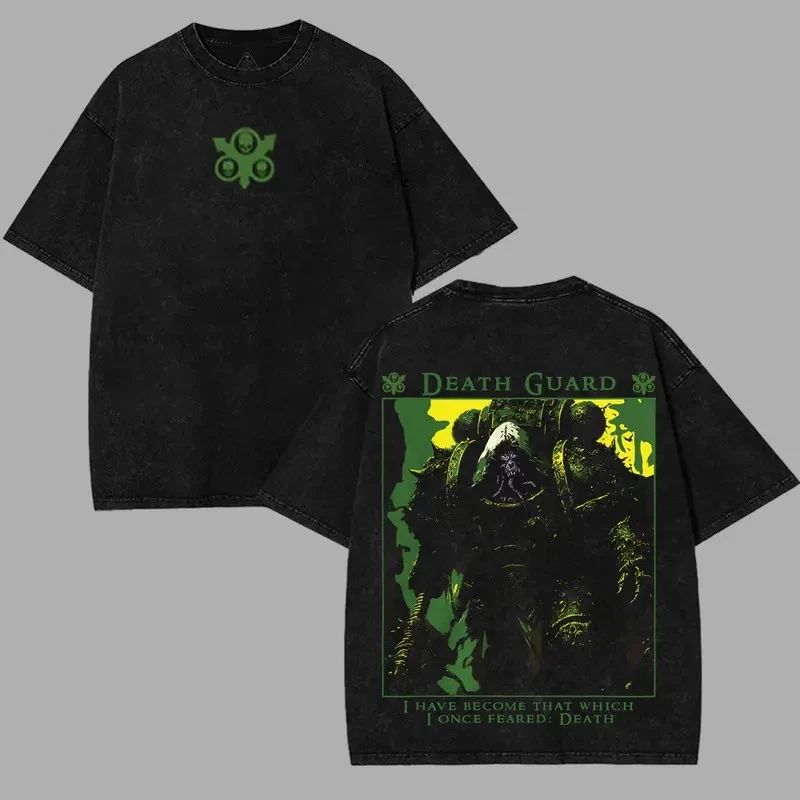 Death Guard Nurgle Vintage Double Sided Tabletop Game Tribute T-Shirt