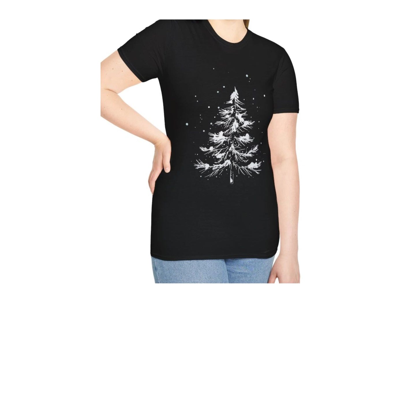 Christmas Tree Simple Tshirt Enjoy Christmas Season comfortable for the Holidays