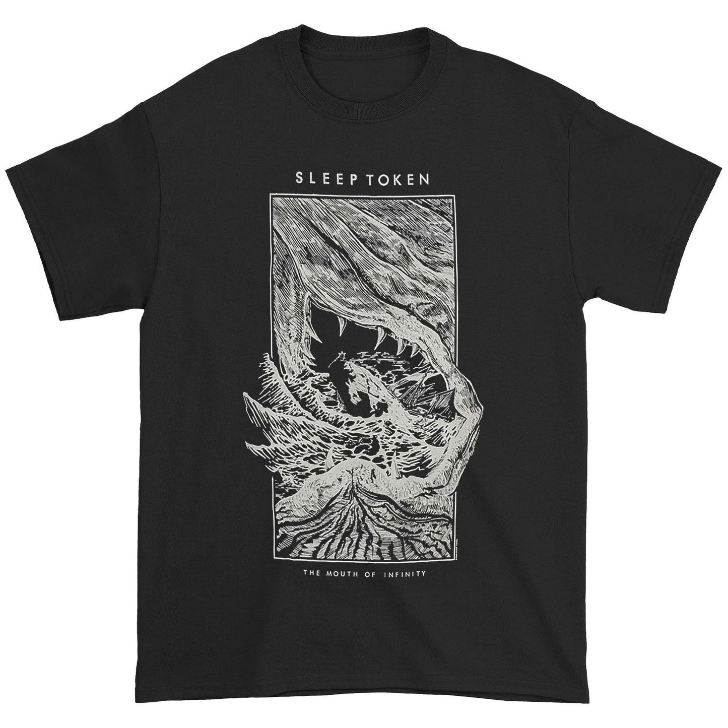 Men's Sleep Token The Mouth Of Infinity Slim Fit T-shirt XX-Large Black