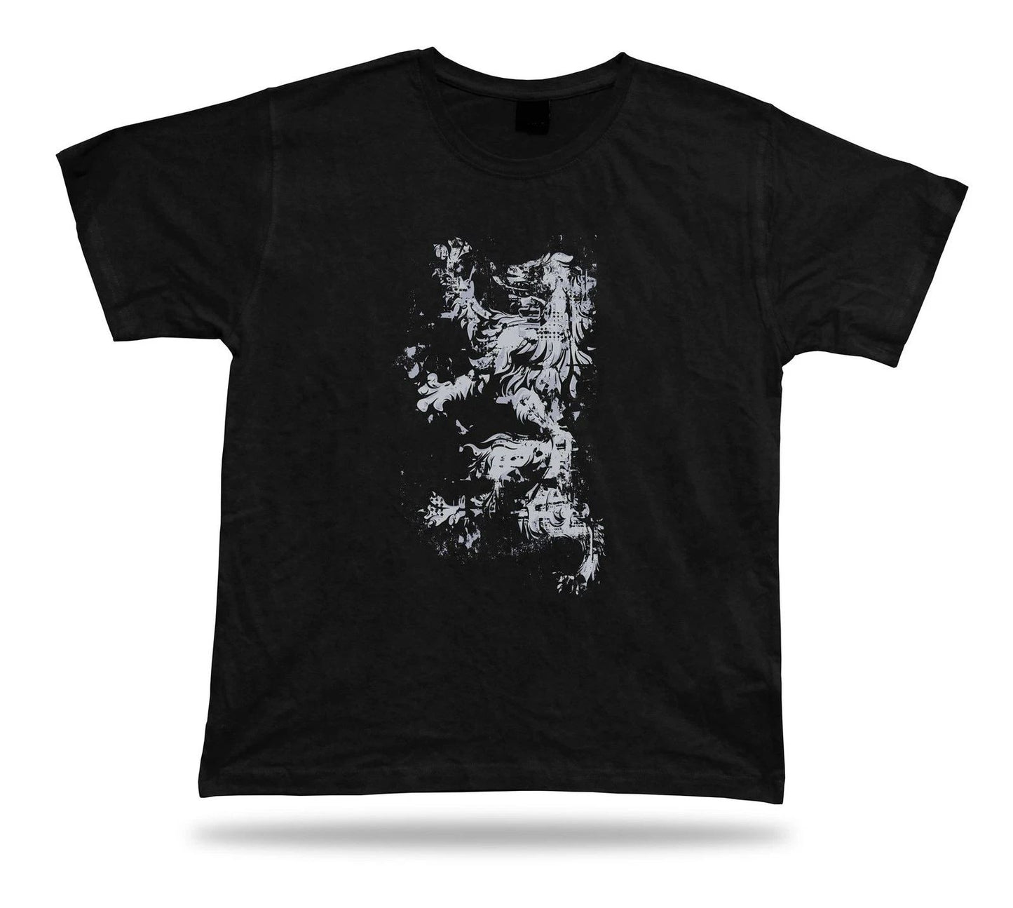 Heraldic Lion Symbol bravery nobility royalty strength stylish t shirt design