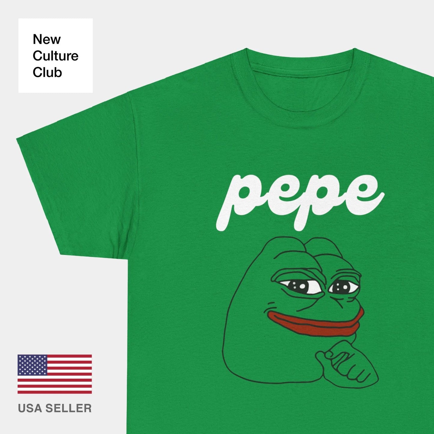 Pepe Meme Coin Crypto Gaming Bull Run T Shirt Tee Clothing Street Large Hype