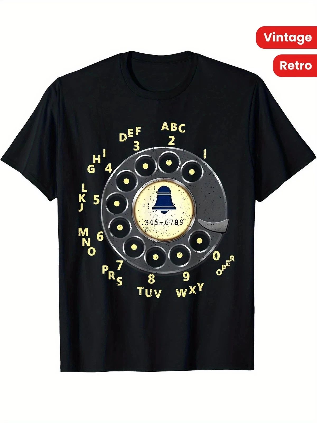 Vintage Retro Rotary Dial Telephone T-Shirt