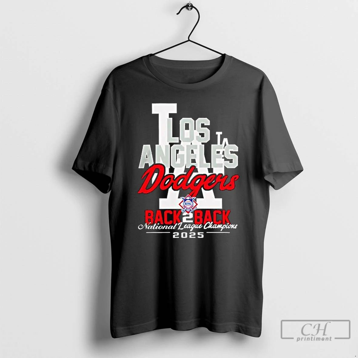 Classic New Era Los Angeles World Series 2025 Back 2 Back Champions T Shirts
