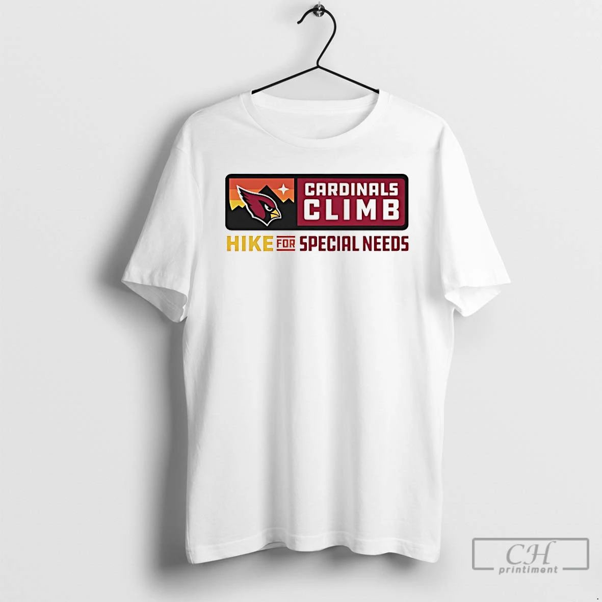Classic Arizona Cardinals Climb Hike For Special Needs T Shirts