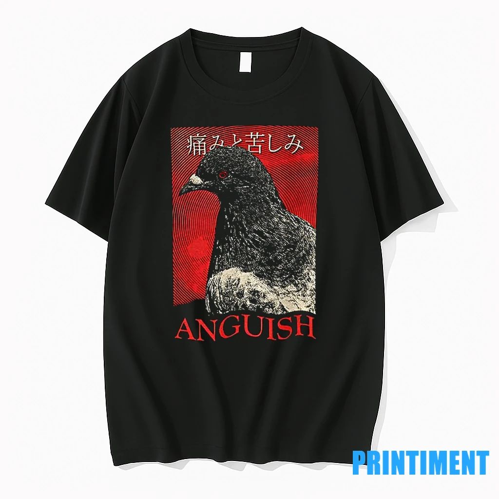 Anguish Pigeon Vintage Japanese Tshirts Sweater