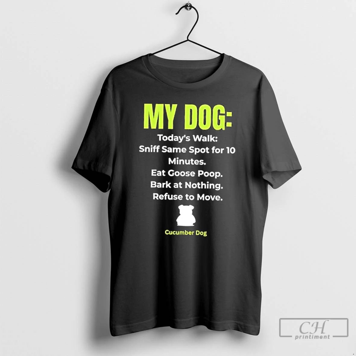 Classic My Dog Schedule T Shirts