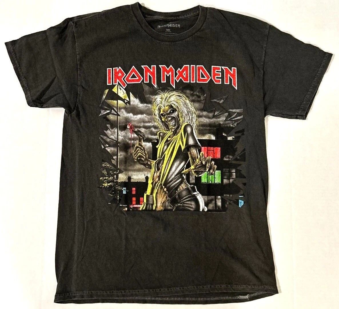 Rock Band Iron Maiden Killer World Tour 1981 Graphic Tee Shirt New