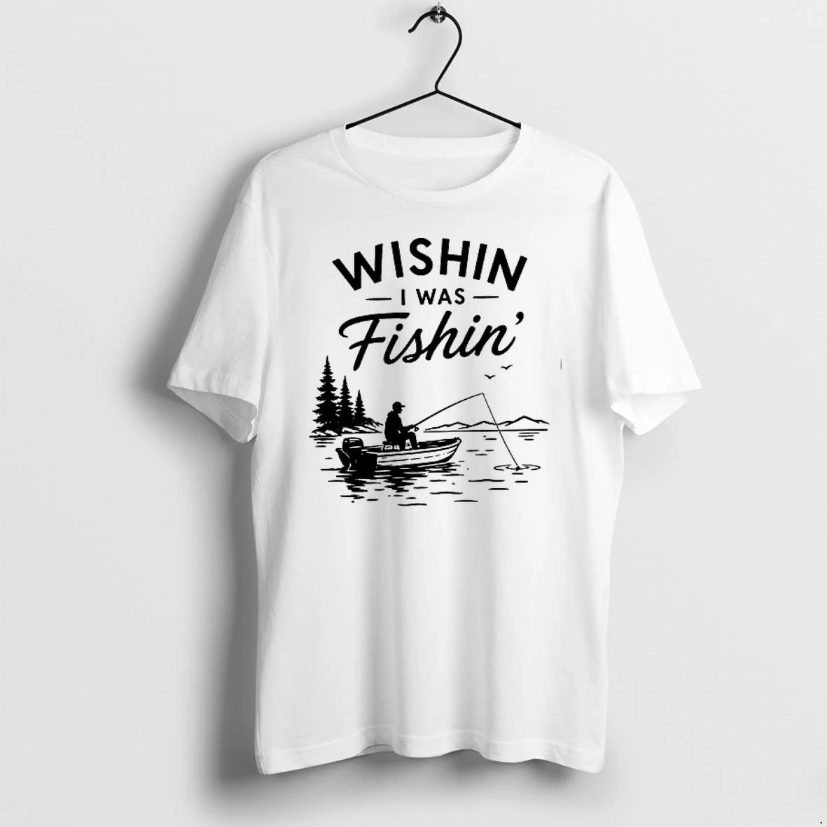 Wishin I Was Fishin Alone 0 Tshirts Sweater