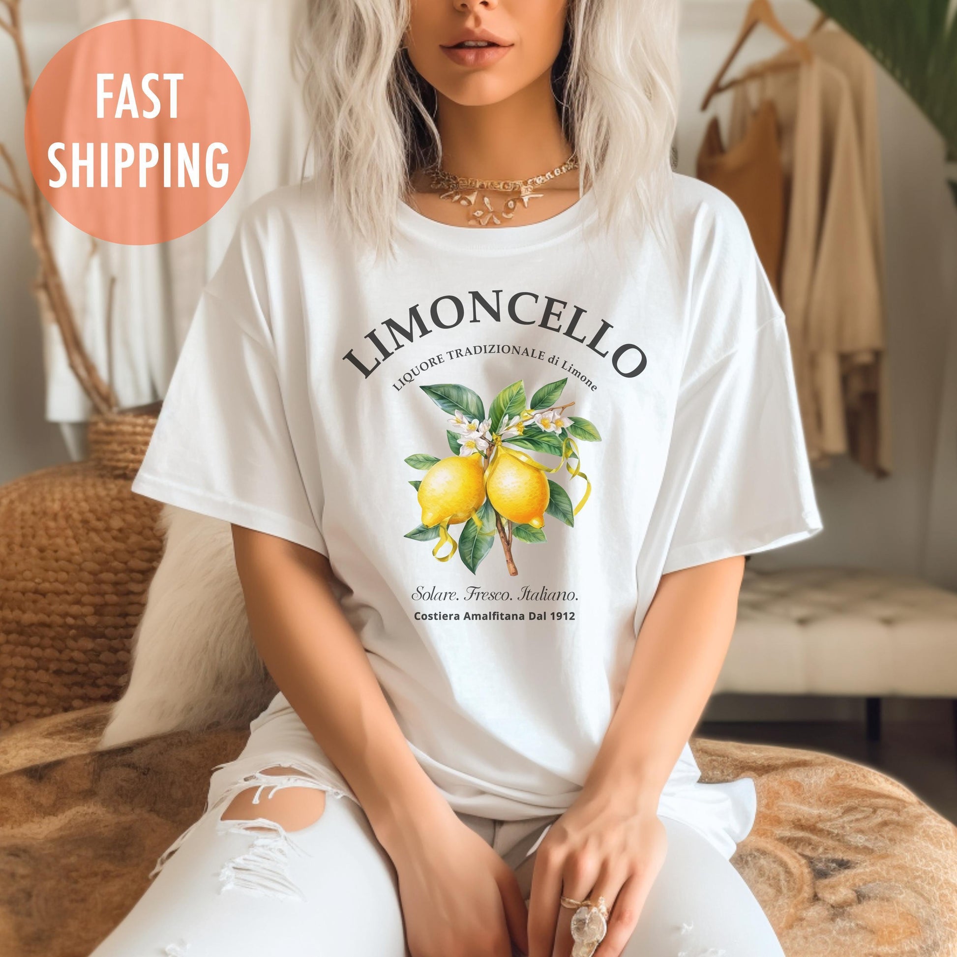 Limoncello Amalfi Coast Italy Lemons Holiday Unisex T-shirt, Sweatshirt, Hoodie (1)