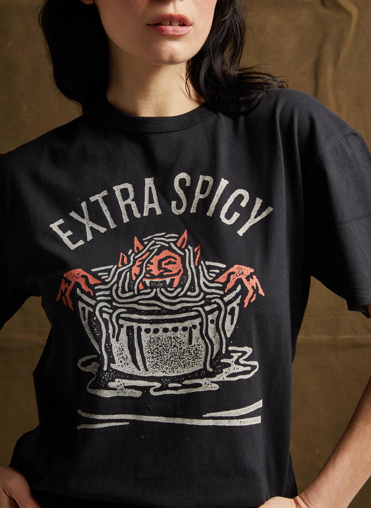 Extra Spicy Personality Noodles Foodie Food Pun Ramen Asian Food Sayings Atx Dtla Devil Tattoo (1)