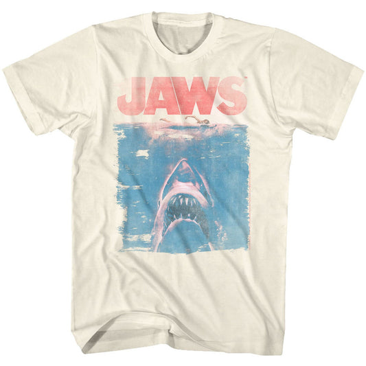 Jaws Fade Natural Unisex T-shirt, Sweatshirt, Hoodie (1)