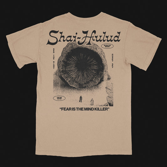 Dune Vintage Sand Tee Gildan 5000 Shai-Hulud Movie Teeshirt Sandworm Retro Arrakis Merch Al Gaib (1)