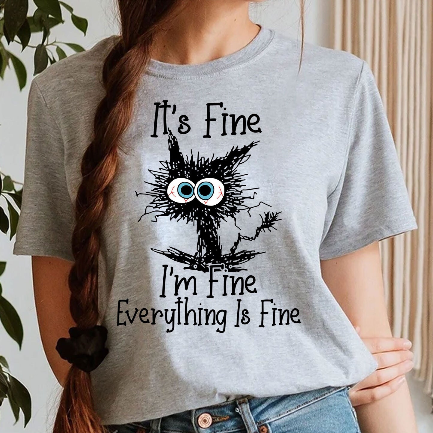 It'S Fine Ca Unisex T-shirt, Sweatshirt, Hoodie (1)