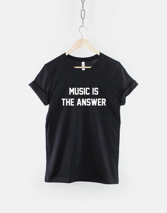 Music Answer Tee Unisex T-shirt, Sweatshirt, Hoodie (1)