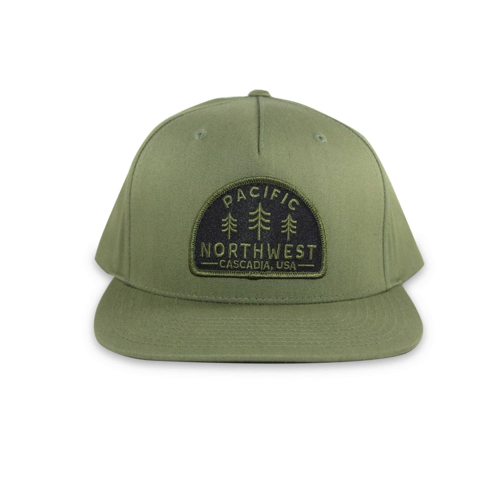 Timberline Snapback Hat Olive