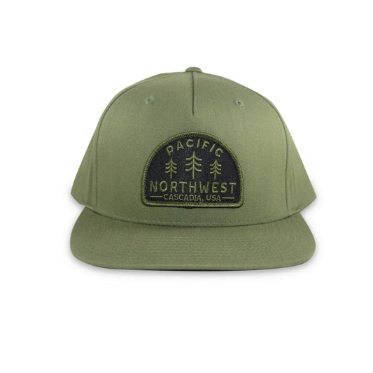 Timberline Snapback Hat Olive