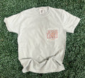 Jesus Loves You and Me On Comfort Colors Bay Pocket Tee