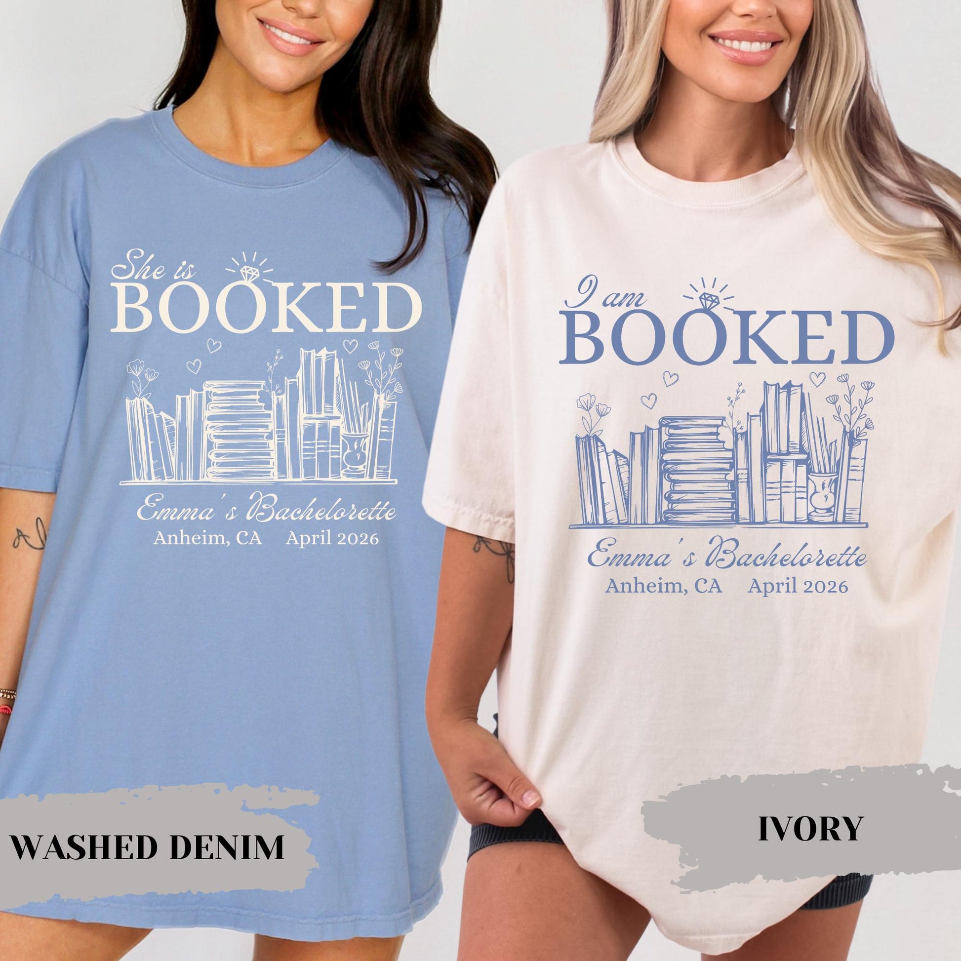 Book Lover Bachelorette Party Custom Bookish Bride Reading Bride Bridesmaid Proposal Bookworm Bridal Shower Tee (2)