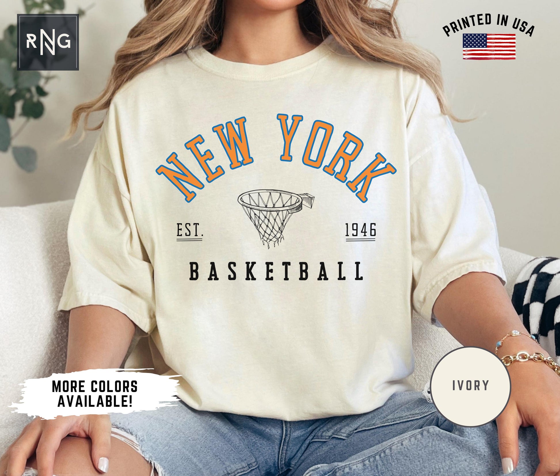York Basketball Retro Knick Basketball York Basketball York Sports Retro Knick Fan (2)