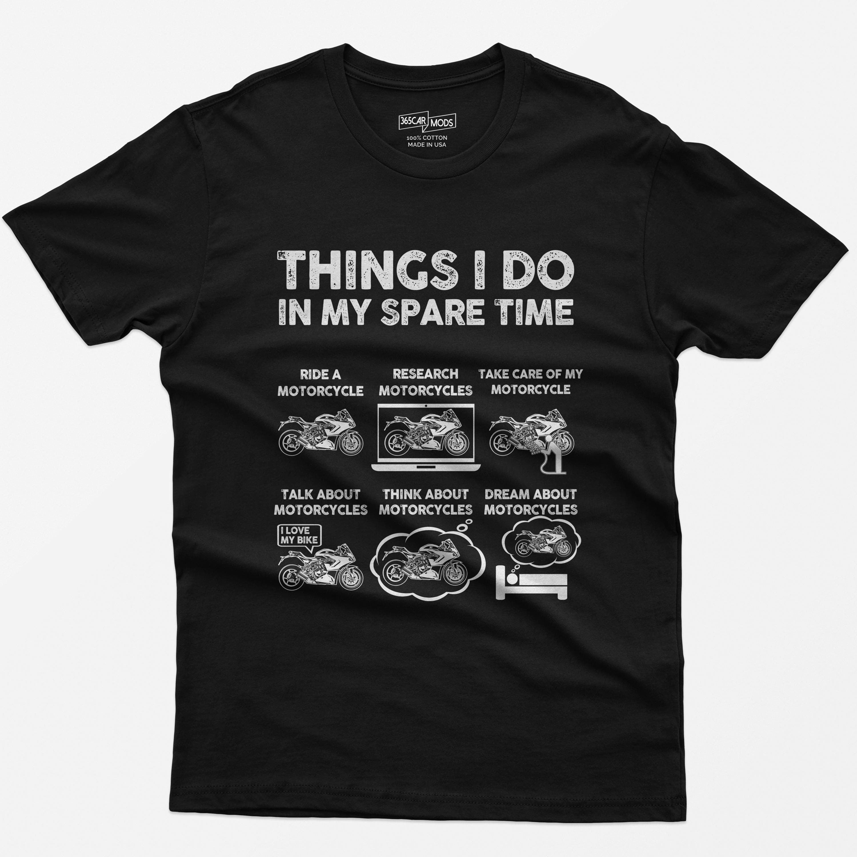 Motorcycle Things Spare Time Biker Sportbike Enthusiast (2)