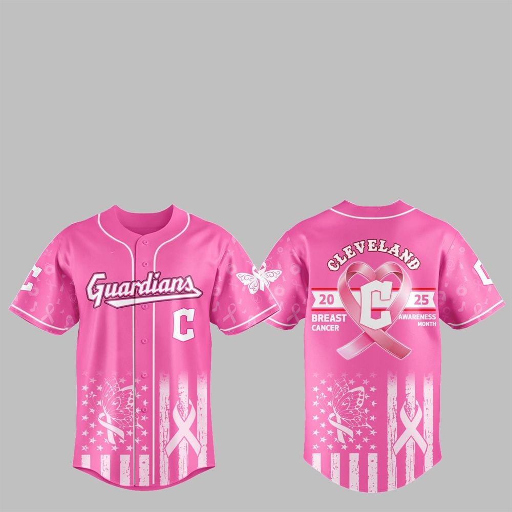 Guardians 2025 Breast Cancer Awareness Month Jersey - Grishko.com