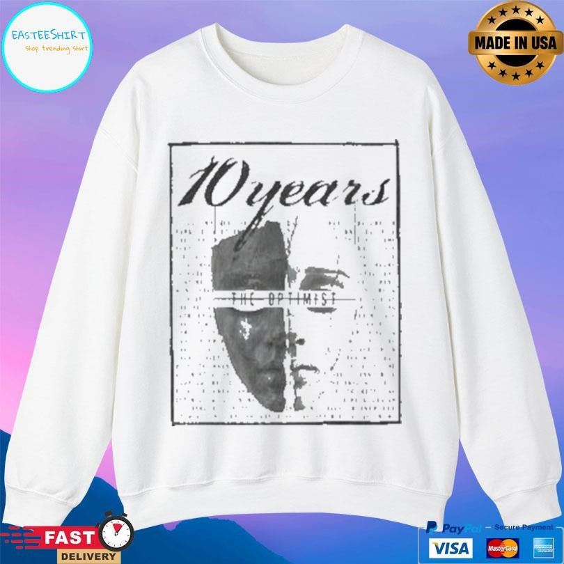 10 Years 10 Years Optimist Lyric Shirt