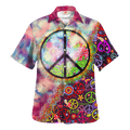 Hippie Hawaiian Shirt Retro Summer Festival Style HBL-HP-20