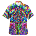 Hippie Hawaiian Shirt Vintage Retro Vacation Style NV-HP-33