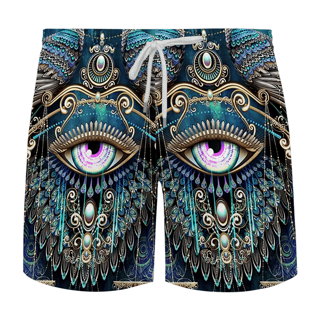 Hippie Hawaiian Shirt Psychedelic Retro Beach Party Style NV-HP-39