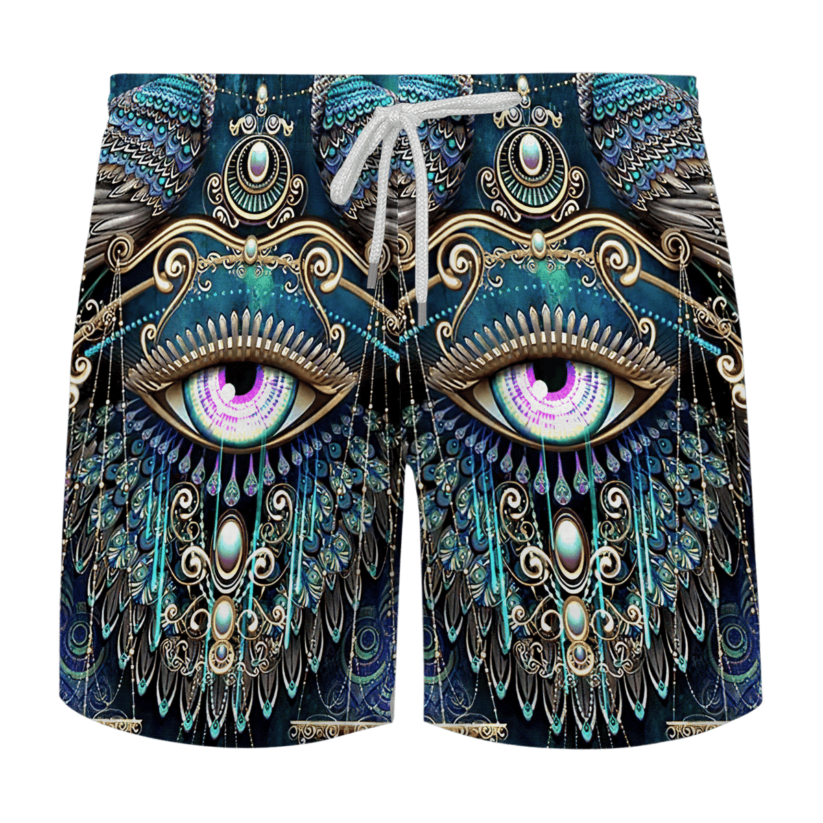 Hippie Hawaiian Shirt Psychedelic Retro Beach Party Style NV-HP-39