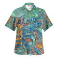 Hippie Hawaiian Shirt Psychedelic Summer Gift Idea HBLHI73