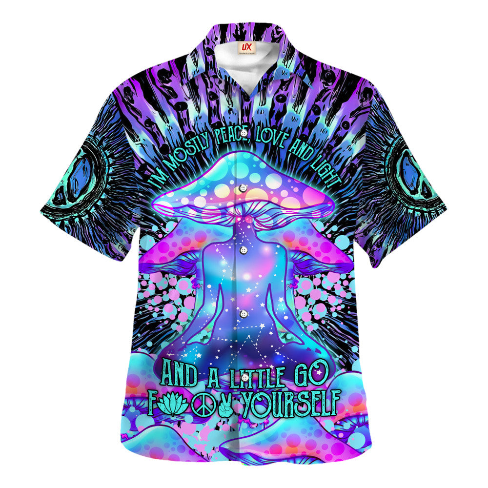 Hippie Hawaiian Shirt Psychedelic Beach Gift HBLTHI17