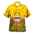 Hippie Hawaiian Shirt Vintage Summer Gift NVHI32