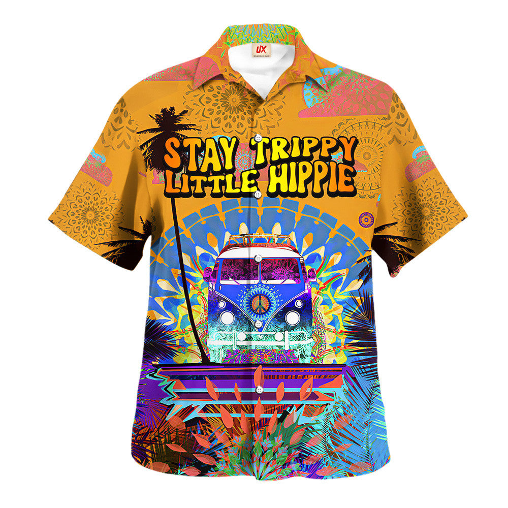 Hippie Hawaiian Shirt Vintage Retro Vacation Gift NVHI33
