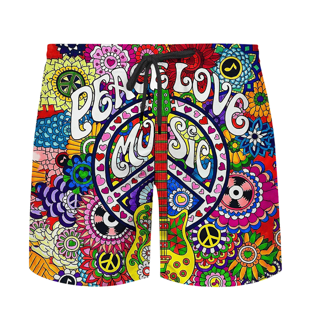Hippie Hawaiian Shirt Retro Festival Vacation Gift LTHI203