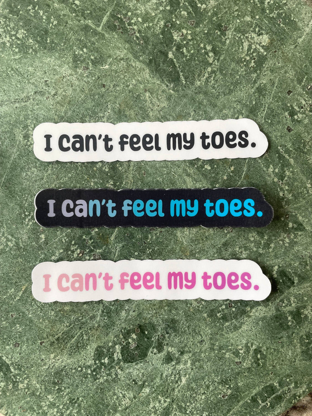 Ski Snowboard Can't Feel My Toes Sticker