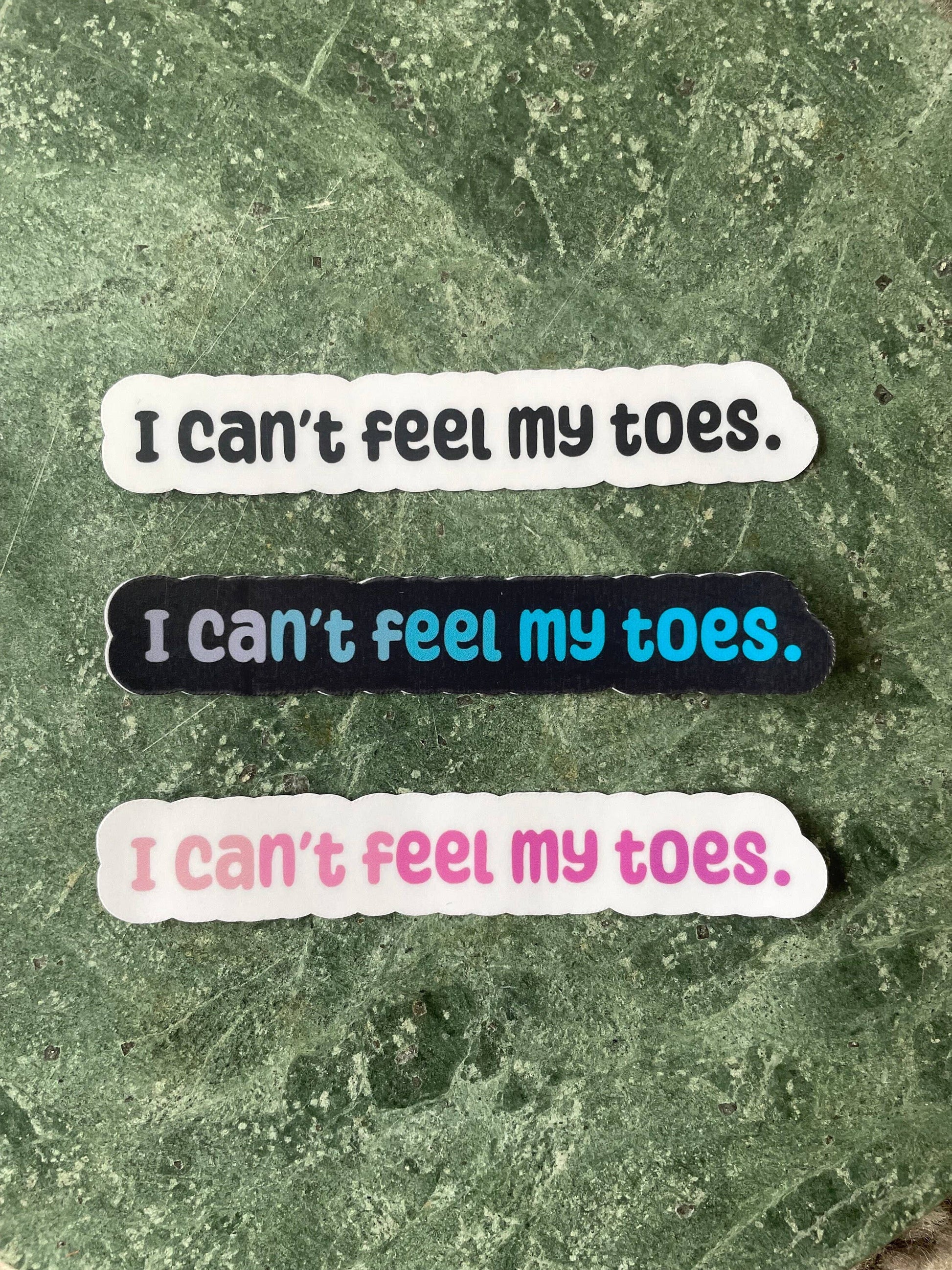 Ski Snowboard Can't Feel My Toes Sticker