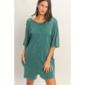 Mineral Washed V-Back Romper