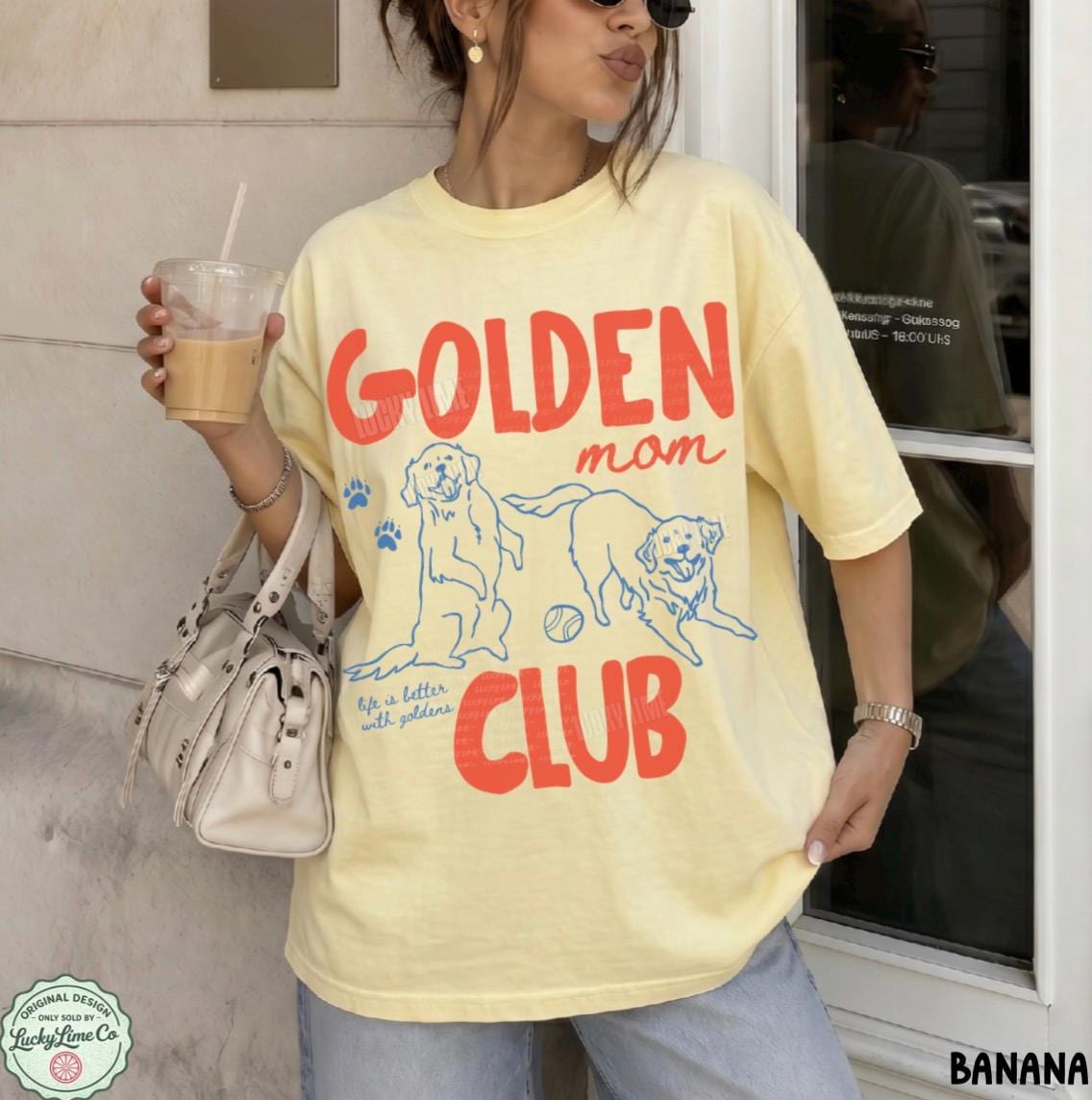 Golden Mom Club Golden Dog Mom Dog Lover Retriever Dog Fur Mama Dog Mama Dog Mom (3)